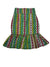 High waist african mini skirt