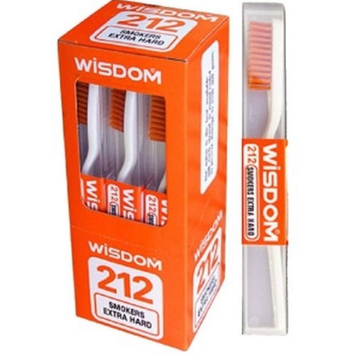 12packs Wisdom 212 Smokers Extra Hard Toothbrush